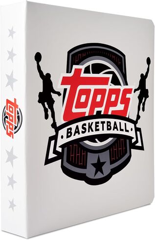 Topps Basketball Binder - 9 Pocket Trading Card Binder, Premium Durable Material, 35 Top-Loading Pages, 450 Card Capacity, Folder for Collectible Card Games, Sports, TCG in Kuwait