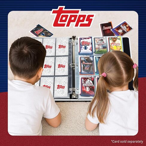 Topps Basketball Binder - 9 Pocket Trading Card Binder, Premium Durable Material, 35 Top-Loading Pages, 450 Card Capacity, Folder for Collectible Card Games, Sports, TCG in Kuwait