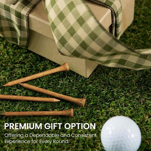 Amy Sport Golf Tees خشب البتولا الغربي 5X أكثر متانة 5X أقوى قيمة 50 حزمة 1 1/2 2 3/4 3 1/4 بوصة، تقلل الاحتكاك الخشبي طويل الأمد، قاعدة متينة طويلة القامة لتحقيق الاستقرار in Kuwait
