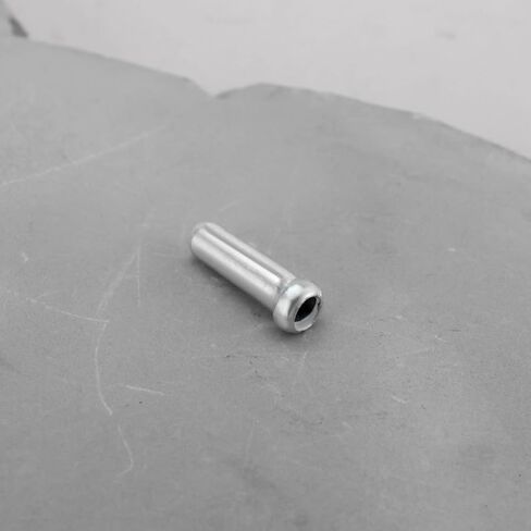 ECSiNG 100pcs Bicycle Brake Cable End Caps Set 5mm Mountain Bikes Brake Cable End Caps MTB Aluminum Brake Cable Housing End Caps Silver in Saudi Arabia
