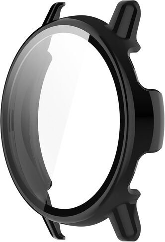 عبوتان لواقي شاشة Garmin Vivoactive 5، حافظة من الزجاج المقوى عالي الدقة Vivoactive 5 (أسود) in Kuwait