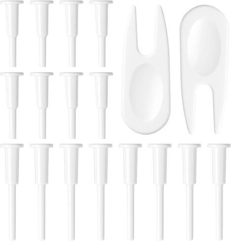 18 Pcs Exercise Ball Plug Replacement Parts, Yoga Ball Plug Replacement with Long & Short Plugs and Plug Puller Kit, Ball Plug Set for Fitness Exercise Ball Inflatable Bed Pool in Saudi Arabia