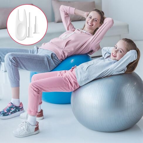 18 Pcs Exercise Ball Plug Replacement Parts, Yoga Ball Plug Replacement with Long & Short Plugs and Plug Puller Kit, Ball Plug Set for Fitness Exercise Ball Inflatable Bed Pool in Saudi Arabia