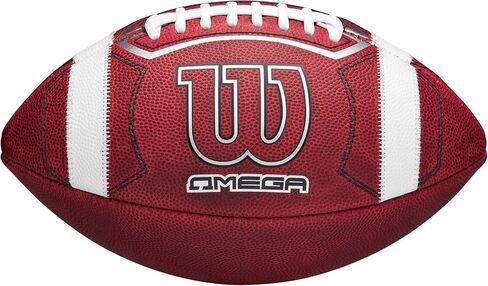 WILSON Omega Official College Football - Official Size, Brown in Saudi Arabia