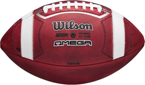 WILSON Omega Official College Football - Official Size, Brown in Saudi Arabia
