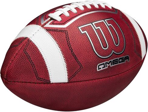 WILSON Omega Official College Football - Official Size, Brown in Saudi Arabia