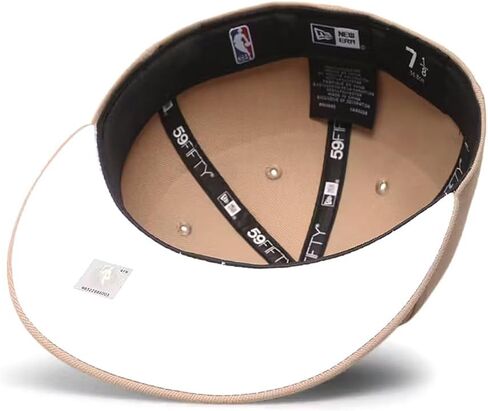قبعة New Era LA Los Angeles Lakers 59FIFTY Tonal Camel White مناسبة in Saudi Arabia