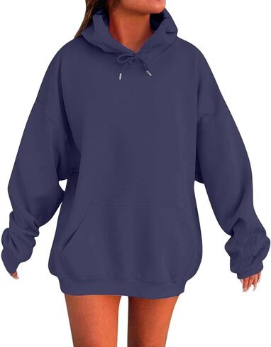 GOKKILRW Hoodies Women Plain Pullover Sweatshirts Oversized Long Sleeve Sweat Shirts Y2K Tops 2025 Fall Trendy Preppy Clothes in Saudi Arabia