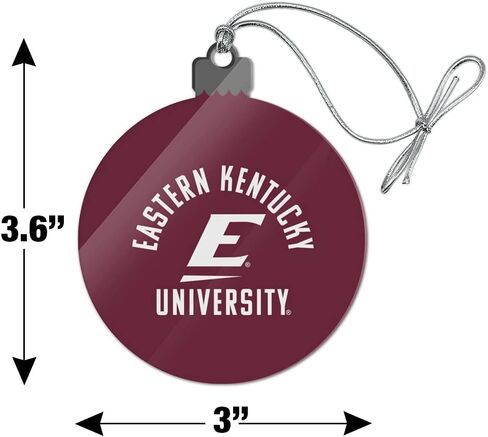 GRAPHICS & MORE Eastern Kentucky Colonels Acrylic Christmas Tree Holiday Ornament in Saudi Arabia