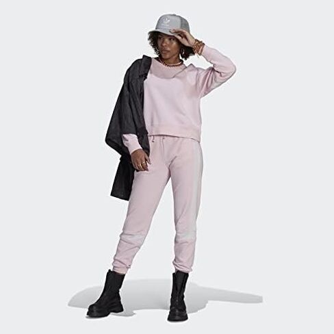 adidas Sweatshirt Women's, Pink, Size L in Saudi Arabia