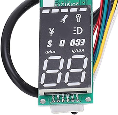 Dashboard Display Panel Parts, Water Proof Bluetooth Digital Display Dashboard Wear Resistant Data Panel Dashboard with Panel Cover for G30 Electric Scooter in Saudi Arabia