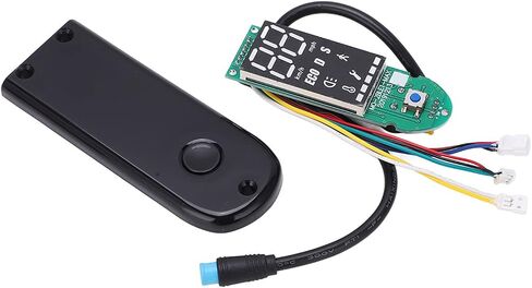 Dashboard Display Panel Parts, Water Proof Bluetooth Digital Display Dashboard Wear Resistant Data Panel Dashboard with Panel Cover for G30 Electric Scooter in Saudi Arabia