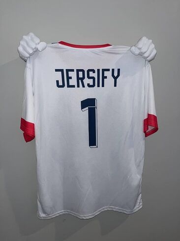 Commissioner’s Grip - Magnetic Hand Jersey Display Wall Mount - Football, Soccer, Basketball, Baseball, Hockey Jerseys (Green - Screw Mount) in Saudi Arabia
