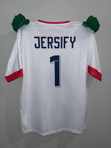 Commissioner’s Grip - Magnetic Hand Jersey Display Wall Mount - Football, Soccer, Basketball, Baseball, Hockey Jerseys (Green - Screw Mount) in Saudi Arabia