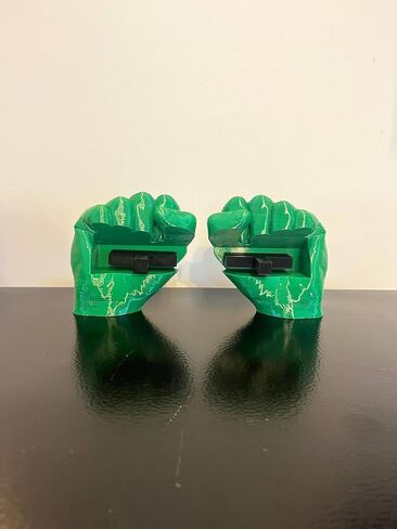 Commissioner’s Grip - Magnetic Hand Jersey Display Wall Mount - Football, Soccer, Basketball, Baseball, Hockey Jerseys (Green - Screw Mount) in Saudi Arabia