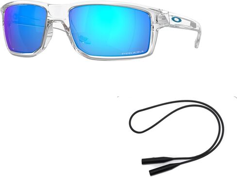 مجموعة النظارات الشمسية Oakley OO9449: OO 9449 944904 Gibston مصقول شفاف Prizm S ومقود سيليكون عالمي مضاد للانزلاق in Saudi Arabia