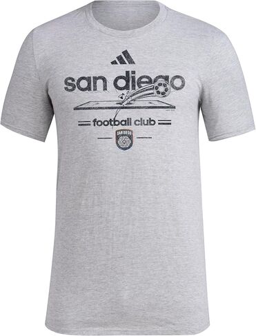 تيشيرت San Diego Fc Vintage World Pre-Game قصير الأكمام للرجال من أديداس in Kuwait