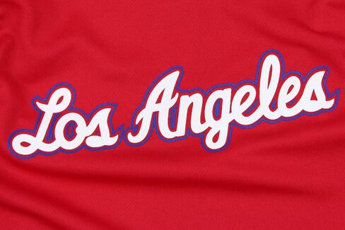 Los Angeles Clippers NBA Youth Big Boys (8-20) Team Logo Road Replica Jersey - Red in Saudi Arabia