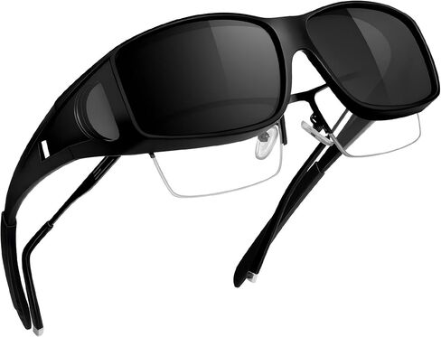 Fit Over Sunglasses Women Men Polarized Wrap Around Sun Glasses Trendy Large Sports Shades Sunnies Running Fishing SY6033 in Saudi Arabia