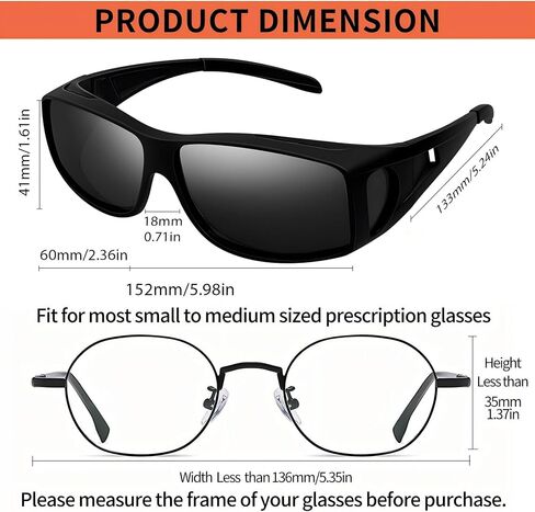 Fit Over Sunglasses Women Men Polarized Wrap Around Sun Glasses Trendy Large Sports Shades Sunnies Running Fishing SY6033 in Saudi Arabia