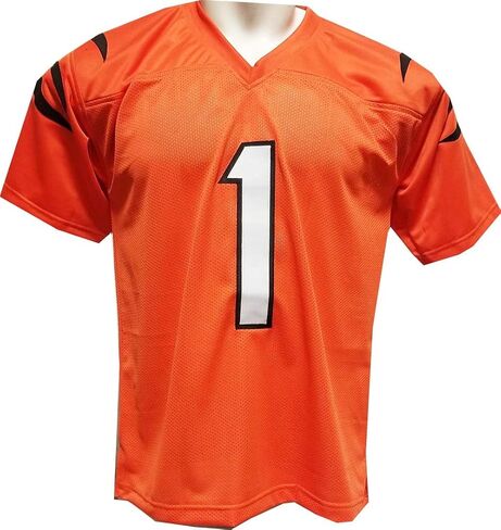 Custom Stitched Ja'Marr Chase Adult Orange Jersey NO Logos in Saudi Arabia