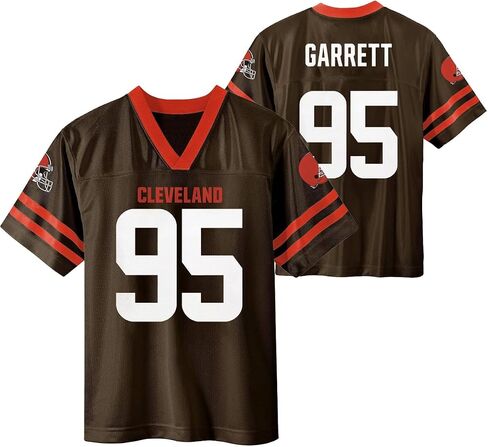 Myles Garrett Cleveland Browns #95 Brown Kids Youth 4-20 Team Color Home Player Jersey in Saudi Arabia