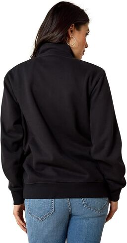 ARIAT womens Foundation Logo 1/2 Zip Sweatshirt in Saudi Arabia
