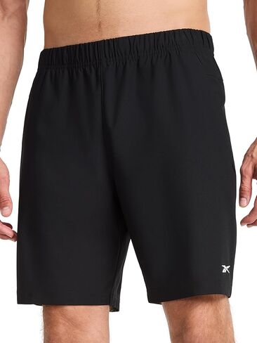 Reebok Men's Jumpstart 8" Short, Standard Fit, Lightweight Poly Fabric in Kuwait