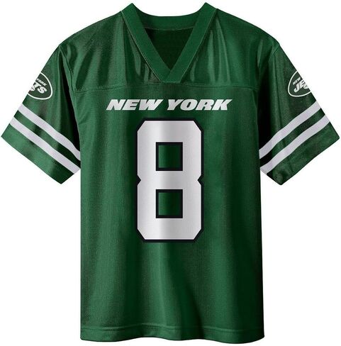 Aaron Rodgers New York Jets #8 Green Kids 4-7 Team Color Home Player Jersey (5-6) in Saudi Arabia