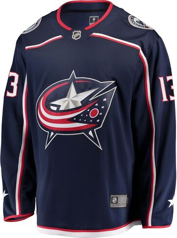 Outerstuff Cam Atkinson Columbus Blue Jackets #13 البحرية للشباب 4-20 فريق اللون الرئيسي لاعب جيرسي in Saudi Arabia