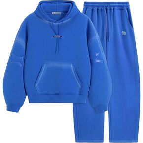 Aelfric Eden Sweatsuits for Women Men Cloud Classic Boxy 2 Piece Outfit Matching Lounge Sets Fall Fleece Tracksuit in Saudi Arabia