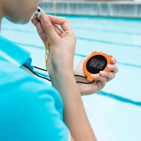 2pcs Referee Stop Watch Stop Watches Timer Timing Watch Watches for Sports for Running Timer Abs Display Screen Fitness Portable in Saudi Arabia