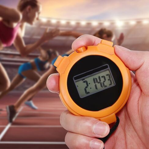 2pcs Referee Stop Watch Stop Watches Timer Timing Watch Watches for Sports for Running Timer Abs Display Screen Fitness Portable in Saudi Arabia