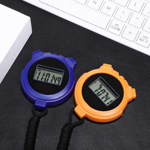 2pcs Referee Stop Watch Stop Watches Timer Timing Watch Watches for Sports for Running Timer Abs Display Screen Fitness Portable in Saudi Arabia