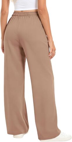 Women's Wide Leg Sweatpants Fleece Lined Baggy Sweat Pants Lounge Fashion Clothing Athletic Joggers with Pockets in Saudi Arabia