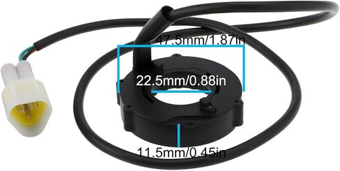 1x 3-Pin Speed Control Twist Grip Hall Sensor 10402001 Compatible with NIU NQi/N1S Potentiometer in Saudi Arabia