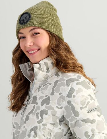 HUK womens Wave Jacket, Dwr Insulated Quilted Fishing Coat for Women in Saudi Arabia