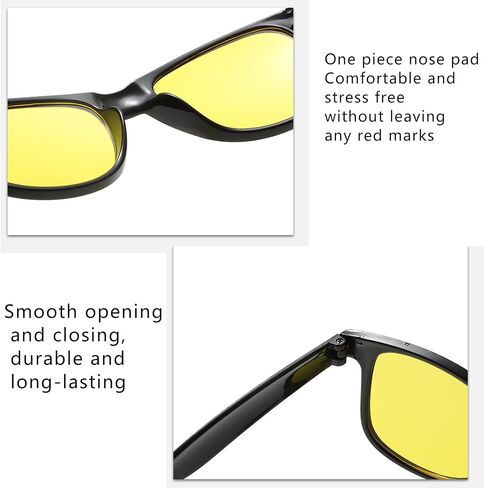Sunglasses Unisex Plastic Frame Polarized Lens for Driving Travel Outdoor Daily Use Classic Retro Style Eyewear Set in Saudi Arabia