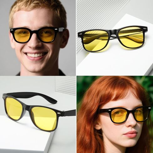 Sunglasses Unisex Plastic Frame Polarized Lens for Driving Travel Outdoor Daily Use Classic Retro Style Eyewear Set in Saudi Arabia