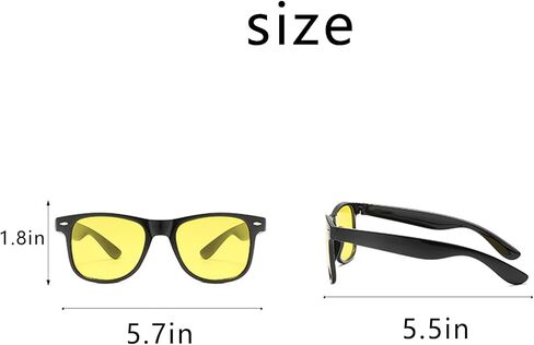 Sunglasses Unisex Plastic Frame Polarized Lens for Driving Travel Outdoor Daily Use Classic Retro Style Eyewear Set in Saudi Arabia