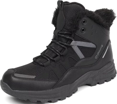 Men's Winter Snow Boots Waterproof Warm Hiking Shoes Non-Slip Lightweight Outdoor Breathable Comfortable Trekking Footwear in Saudi Arabia