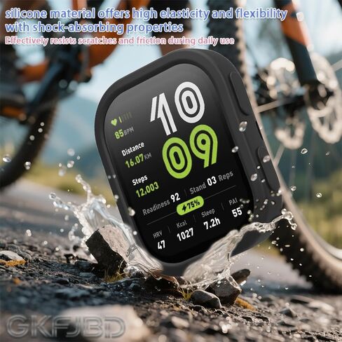 متوافق مع مجموعة واقي الشاشة والحافظة Amazfit Bip 6، طبقة واقية ناعمة من مادة TPU عالية الدقة، 【ليست زجاجية】 وحافظات غطاء سيليكون مقاومة للصدمات | مضاد للخدش، رفيع للغاية (عبوة من 4+2) in Kuwait