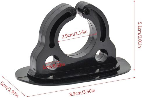 4 Pcs Paddle Holder Kayak Oar Holder Plastic Paddle Clips Inflatable Boats Paddle Holder Clip Oar Keeper Easy to Install Paddle Holder Keeper in Saudi Arabia