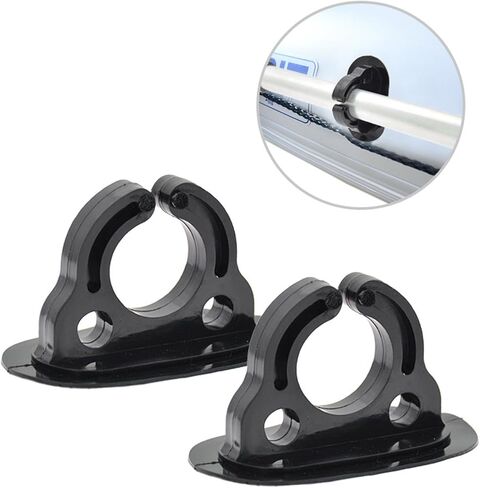 4 Pcs Paddle Holder Kayak Oar Holder Plastic Paddle Clips Inflatable Boats Paddle Holder Clip Oar Keeper Easy to Install Paddle Holder Keeper in Saudi Arabia