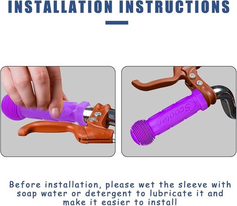 4 Pcs Micro Scooter Handles Scooter Grip Handlebar Soft Non-Slip Grips Rubber Handle T-Bar Grips Kids Bike Gri for Mini Scooters Wheels Kid Kick Scooteres Bike,Drifting Scooteres in Saudi Arabia