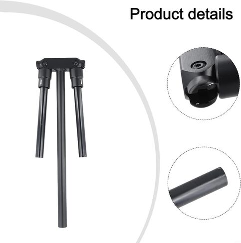 10 Inch Folding T-Bar Handlebar Replacement Metal Handle Fit For Kugoo Electric Scooter, Black 450Mm Scooter Handbar in Saudi Arabia