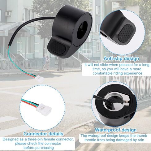 استبدال صمام الإبهام للسكوتر الكهربائي Gotrax GXL V2، سهولة تركيب وتصميم أجزاء السكوتر الكهربائي، ملحقات التحكم في السرعة لدراجات Gotrax E-Scooters in Saudi Arabia