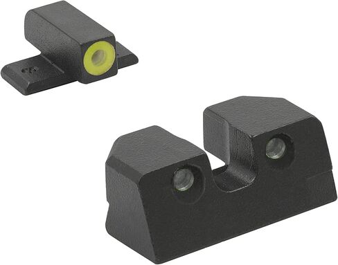مشاهد ليلية من التريتيوم فائقة السطوع من MEPRO متوافقة مع سلسلة Sig P 9 مم / 357 P320 P226 متداخلة #8/#8 التريتيوم الأخضر يتوهج على البصر حلقة أمامية مضيئة للغاية، خلفية على شكل حرف U in Kuwait