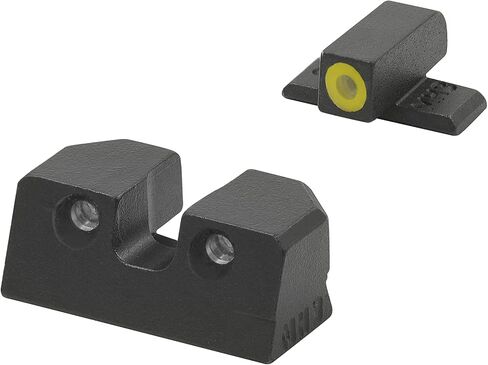 مشاهد ليلية من التريتيوم فائقة السطوع من MEPRO متوافقة مع سلسلة Sig P 9 مم / 357 P320 P226 متداخلة #8/#8 التريتيوم الأخضر يتوهج على البصر حلقة أمامية مضيئة للغاية، خلفية على شكل حرف U in Kuwait