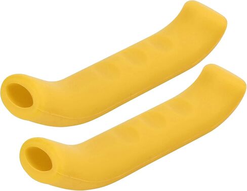 Keenso 4 Colors Anti-Slip Silicone Brake Lever Grips Brake Lever Cover Brake Handle Grips Protector for Road Bikes, Mountain Bikes(Yellow) and Spare Parts in Saudi Arabia